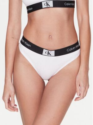 Kalhotky string Calvin Klein Underwear bílé