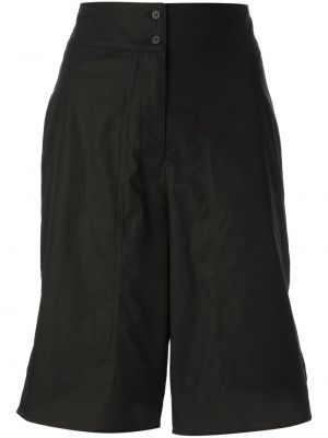 Pantaloni scurți cu talie înaltă Lemaire negru