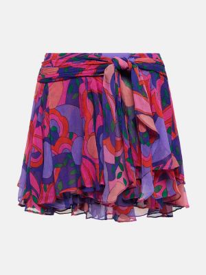 Šifonové hedvábné mini sukně Isabel Marant