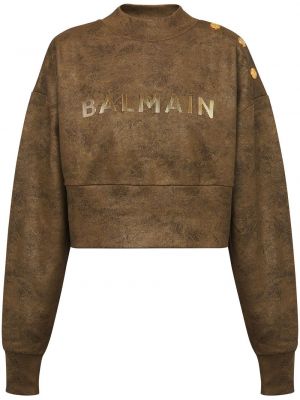 Sweatshirt Balmain brun