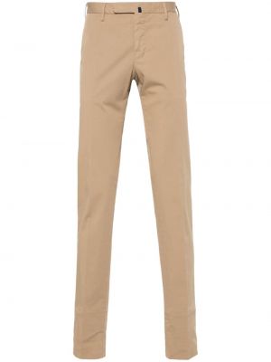 Pantalon chino slim en coton Incotex beige