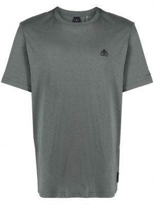 Kokvilnas t-krekls Moose Knuckles zaļš