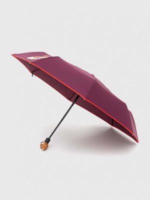 Зонт Moschino бордовый