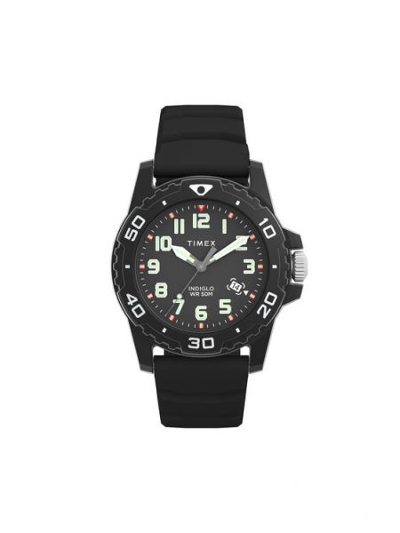 Zegarek w miejskim stylu Timex czarny