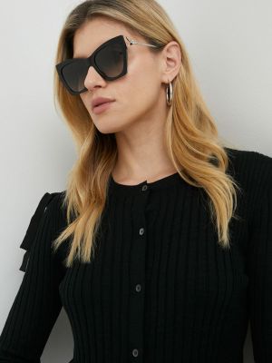 Alexander McQueen napszemüveg ezüst, női