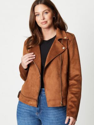 Замшевая куртка Debenhams коричневая