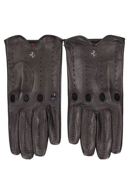 Δερμάτινα γάντια Ferrari μαύρο