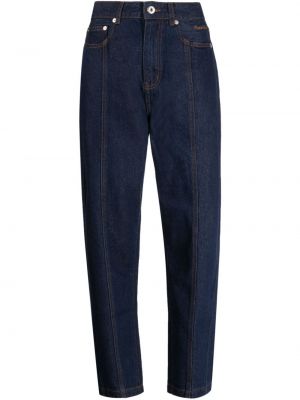 Skinny džíny s výšivkou :chocoolate modré