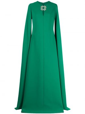 Jedwabna sukienka wieczorowa Elie Saab zielona