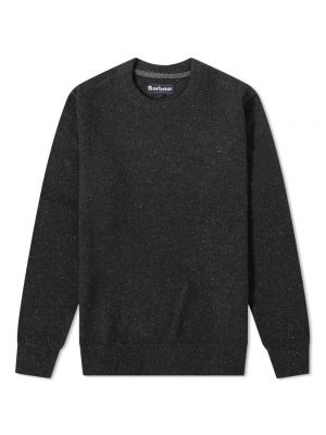 Трикотажный свитер Barbour черный