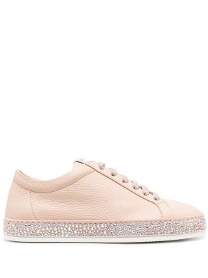 Sneakers con cristalli Le Silla rosa