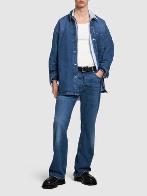 Oversize džinsa krekls Ami Paris zils