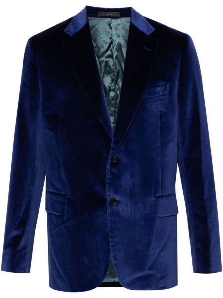 Samt langer blazer Paul Smith blau