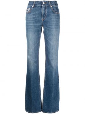 High waist straight jeans Stella Mccartney blau
