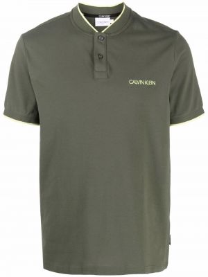 T-shirt mit print Calvin Klein grün