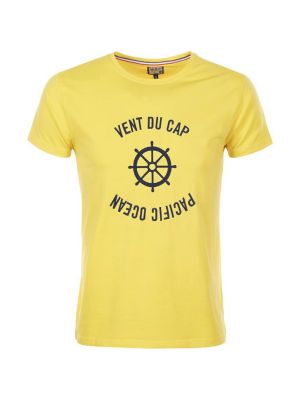Tričko s krátkými rukávy Vent Du Cap žluté