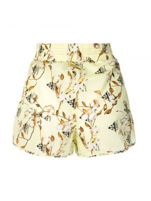 Pantalones cortos de flores con estampado Off-white