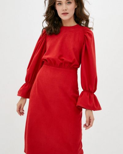 Сукня Ricamare, червоне
