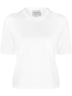 T-shirt en coton Forte Forte blanc