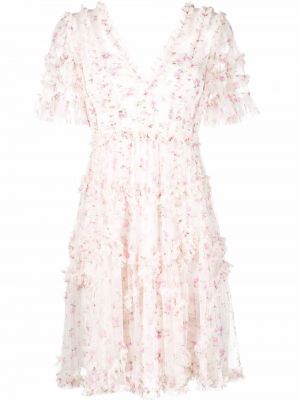 Ruffle trykt floral dress Needle & Thread