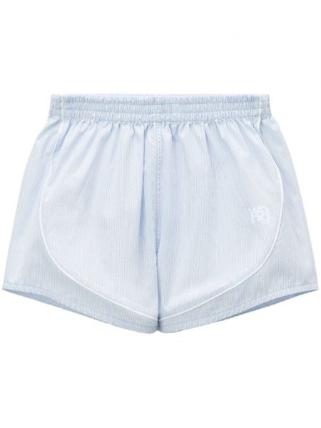 Broderet shorts Alexander Wang blå