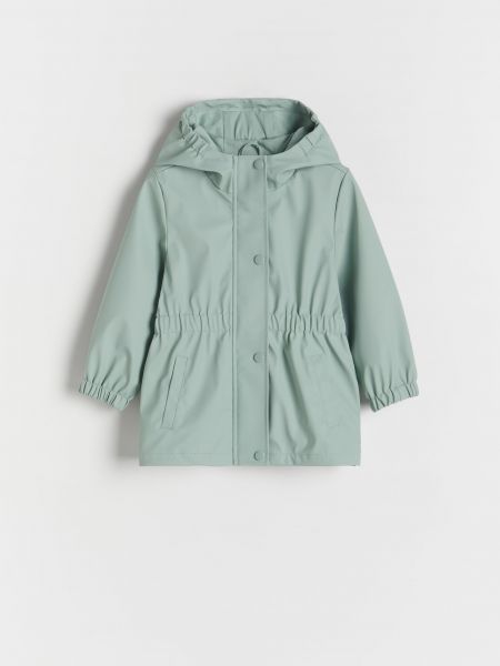 Утепленное пальто Reserved зеленое