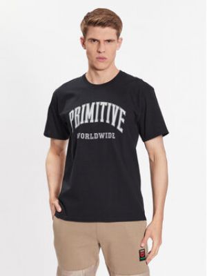 Priliehavé tričko Primitive čierna