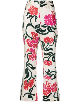 Pantalones de flores con estampado Marni