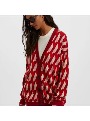 Sweter La Doublej czerwony