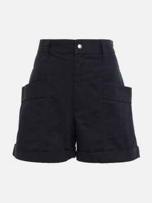 Pantalones cortos de algodón Marant Etoile negro