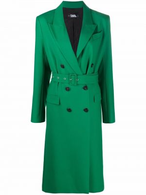 Пальто Karl Lagerfeld, зеленый