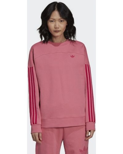 Sudadera con cuello redondo de cuello redondo Adidas Originals rosa