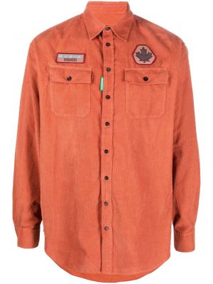 Camicia Dsquared2 arancione