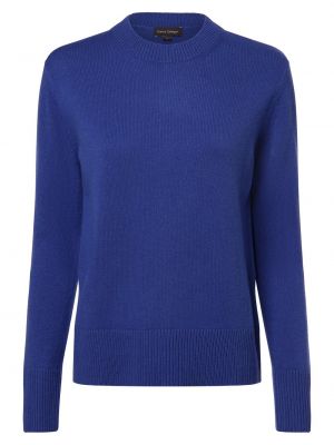 Sweter wełniany z wełny merino Franco Callegari niebieski