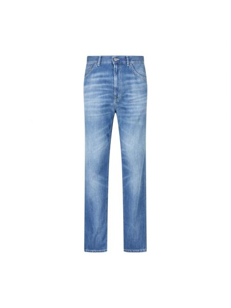 Jeansy skinny relaxed fit Dondup niebieskie