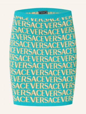 Dzianinowa mini spódniczka Versace