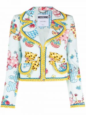 Lang blazer Moschino blå