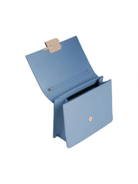 Bolso clutch con estampado Baldinini azul