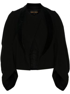 Czarna aksamitna kurtka wełniana Comme Des Garçons Pre-owned