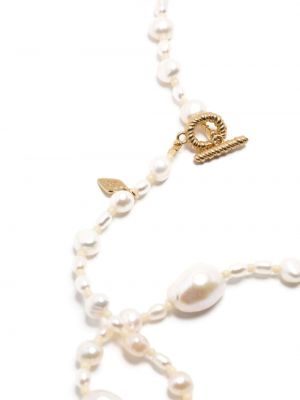 Náhrdelník s perlami Anni Lu bílý