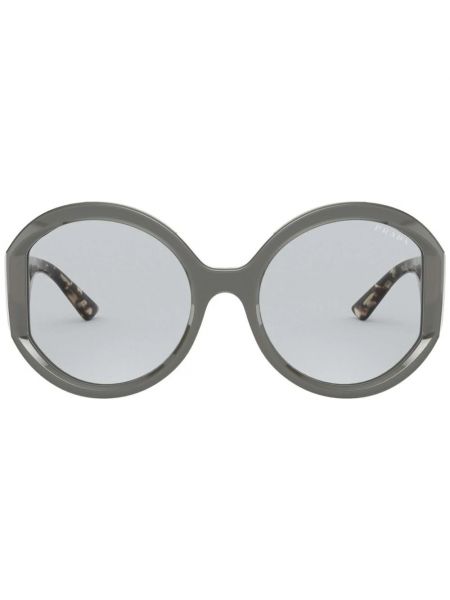 Einfarbiger sonnenbrille Prada grau