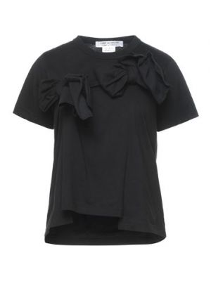 Camiseta de algodón Comme Des Garçons negro