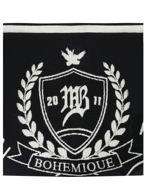 Шерстяной шарф Maison Bohemique черный