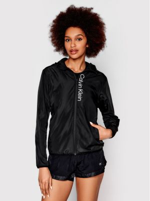 Calvin Klein Performance Větrovka 00GWS2O509 Černá Regular Fit