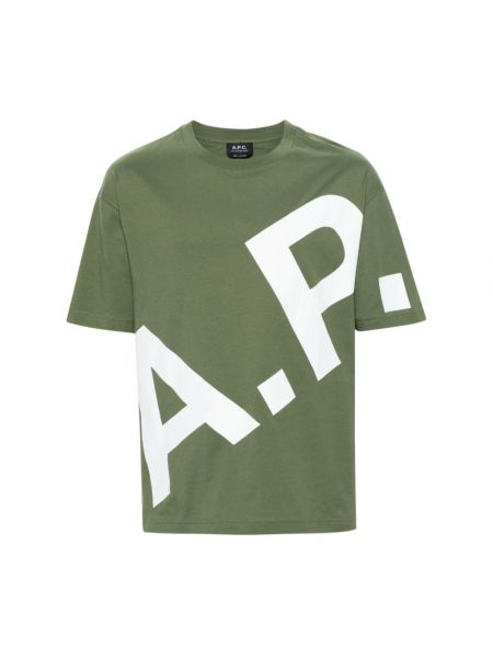 Koszulka A.p.c. zielona