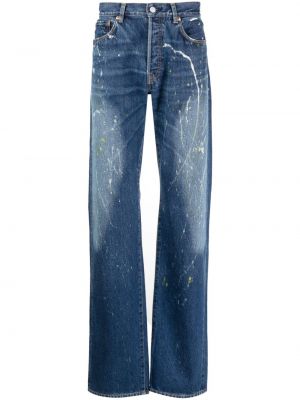 Straight jeans Yohji Yamamoto blau