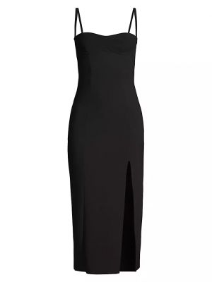 Платье миди из эластичного крепа Marisol Bec & Bridge черный
