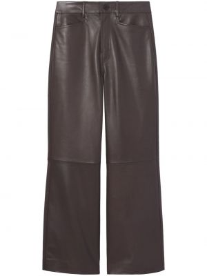Кожени широки панталони тип „марлен“ Proenza Schouler White Label