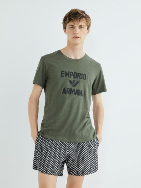 Camiseta manga corta Emporio Armani verde
