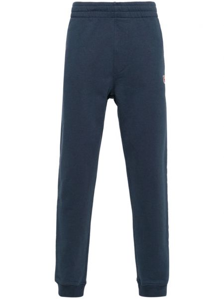 Pantalon de joggings Maison Kitsuné bleu